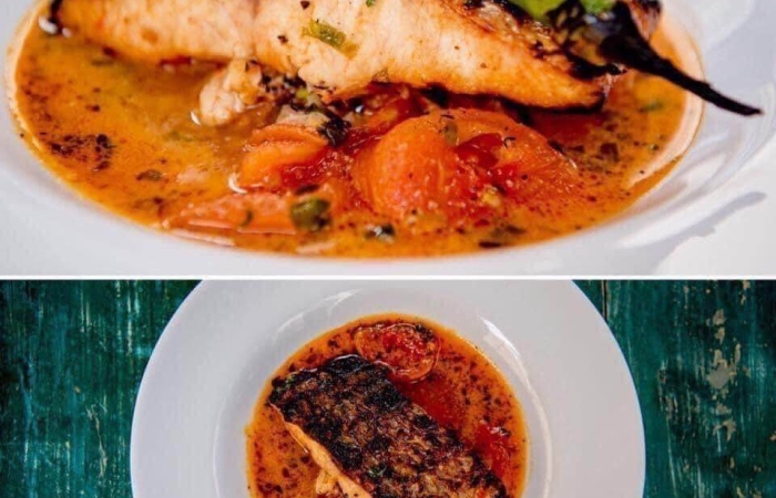 Saramura de crap, mamaliga si ardei iute